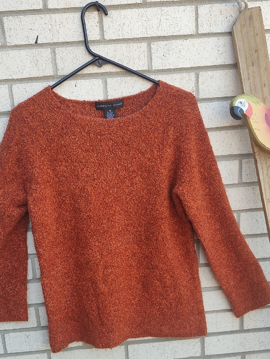 Josephine Chaus Sweaters - Orange Shirt